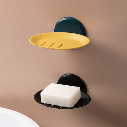 Pyöreä design-seinäsaippuateline imukupilla