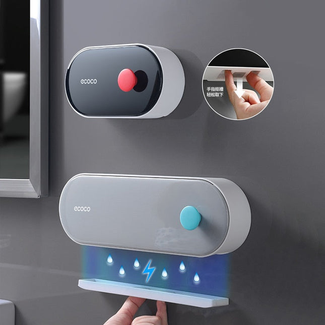 Seinään kiinnitettävä palasaippua-annostelija