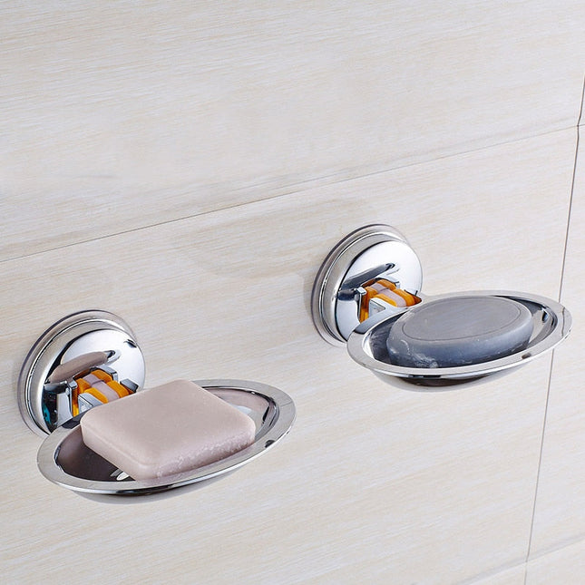 Pyöreä saippuateline imukuppikiinnityksellä