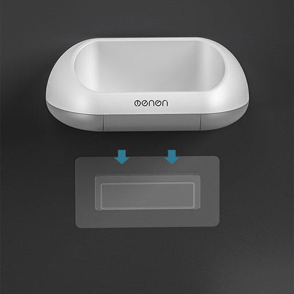 Seinään kiinnitettävä saippua-alusta kylpyhuoneeseen