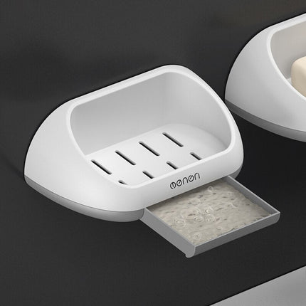 Seinään kiinnitettävä saippua-alusta kylpyhuoneeseen