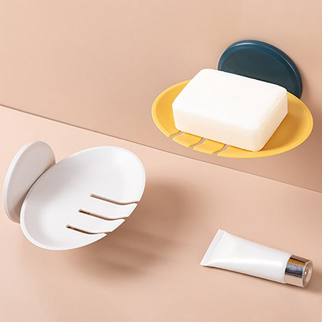 Pyöreä design-seinäsaippuateline imukupilla