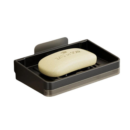 Seinään kiinnitettävä saippuateline valutuskaukalolla