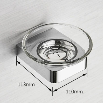 Pieni pyöreä seinään kiinnitettävä saippuateline