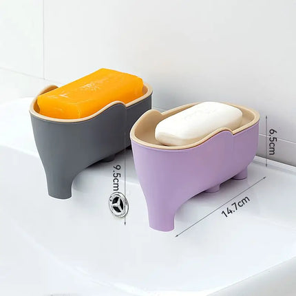 Norsun muotoinen kuivattava saippuateline