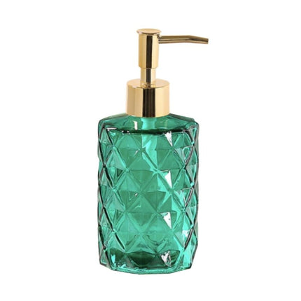 Koristeellinen lasinen saippua-annostelija