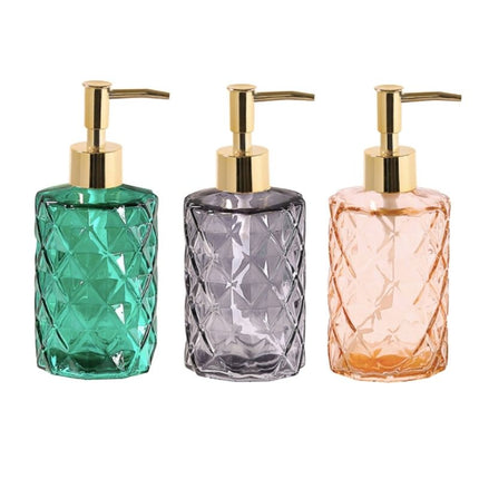 Koristeellinen lasinen saippua-annostelija