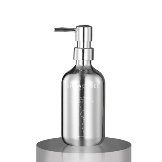 Tyylikäs krominvärinen saippua-annostelija pumpulla