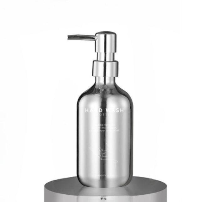 Tyylikäs krominvärinen saippua-annostelija pumpulla