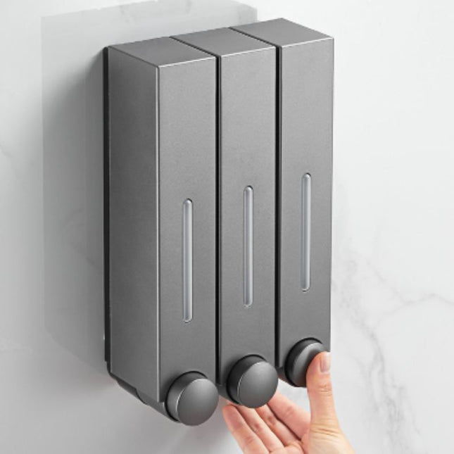 Seinään asennettava nestesaippua-annostelija