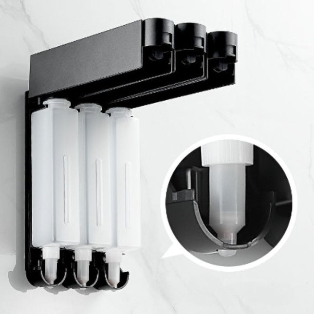 Seinään asennettava nestesaippua-annostelija