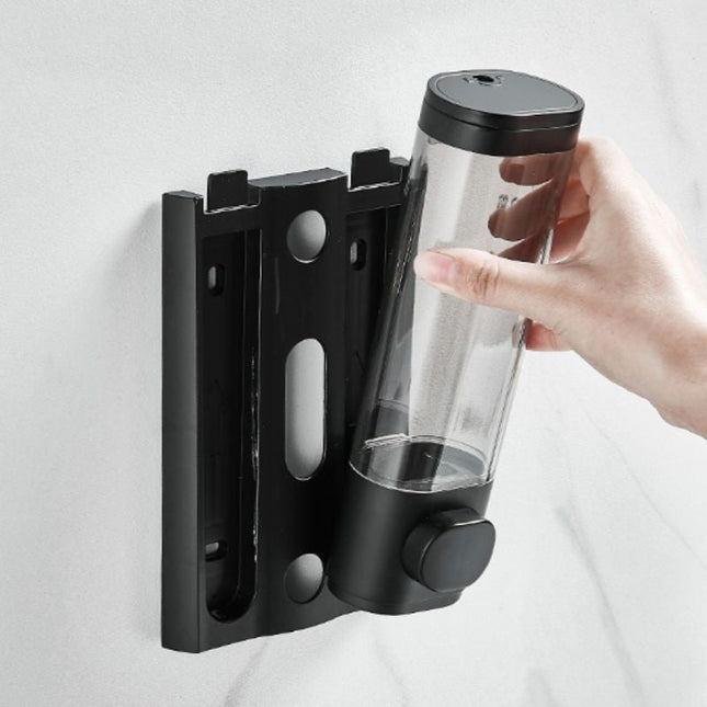 Läpinäkyvä seinään asennettava saippua-annostelija