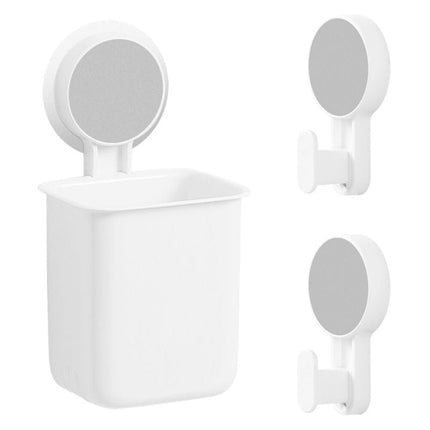 Monitoiminen suihkuhylly ilman porausta