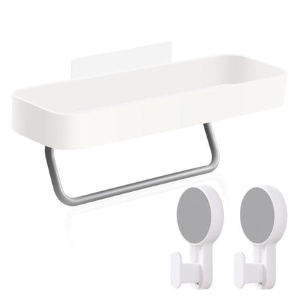 Monitoiminen suihkuhylly ilman porausta