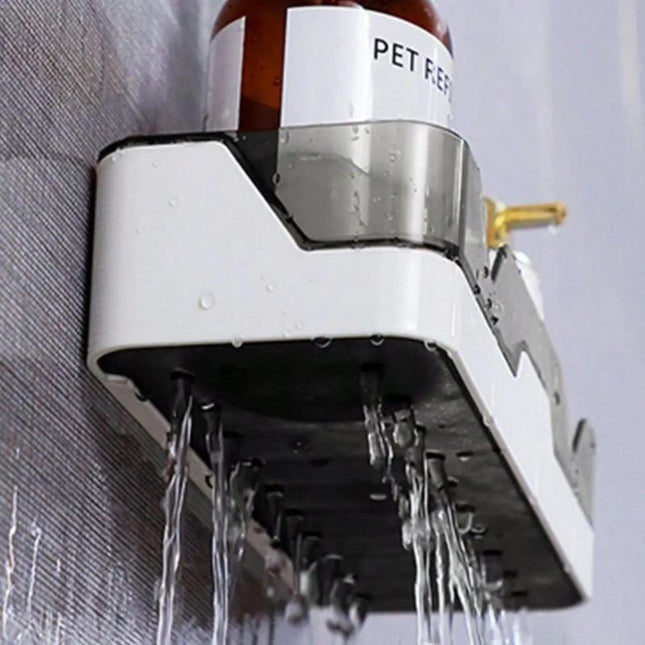 Muovinen suihkuhylly seinäkiinnityksellä ilman porausta