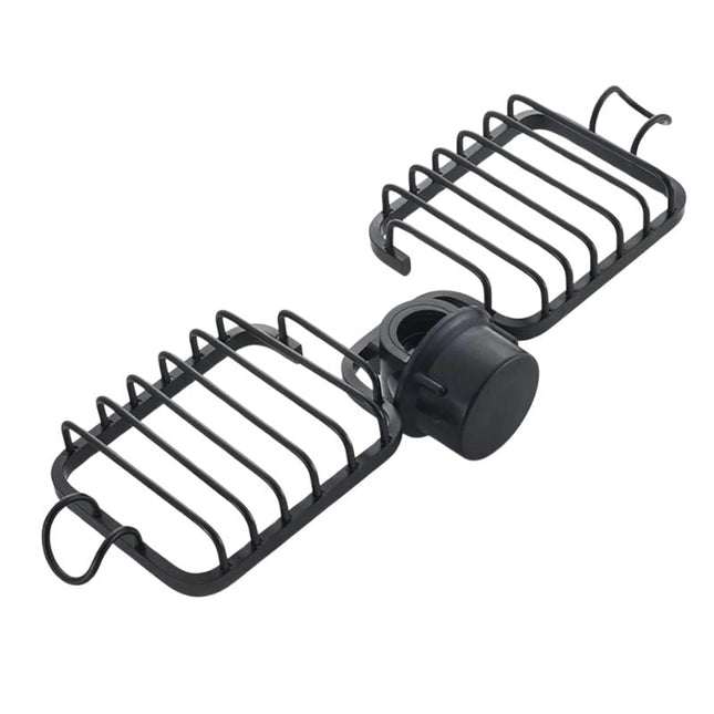 Suihkutankoon kiinnitettävä kaksiosainen suihkukori