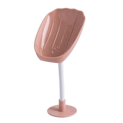 Koristeellinen lehden muotoinen saippuateline jalustalla