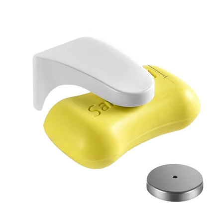 Valkoinen magneettinen saippuateline seinään