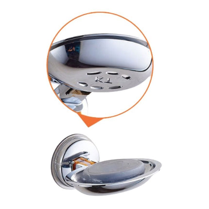 Pyöreä saippuateline imukuppikiinnityksellä