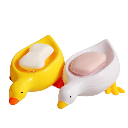 Ankan muotoinen saippua-alusta lapsille