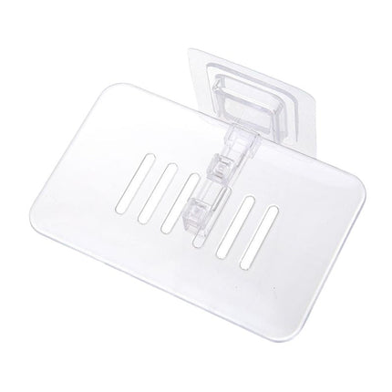 Muovinen saippua-alusta suihkuun tarralla