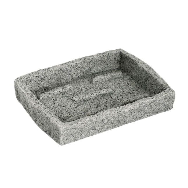 Harmaa saippua-alusta graniittikuviolla
