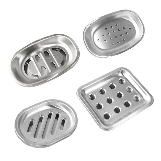 Ruostumattomasta teräksestä valmistettu saippuateline