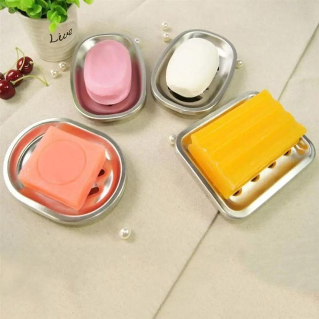 Ruostumattomasta teräksestä valmistettu saippuateline