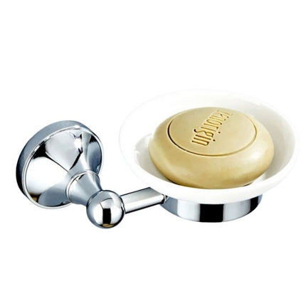 Messinkinen seinäteline keraamisella kupilla