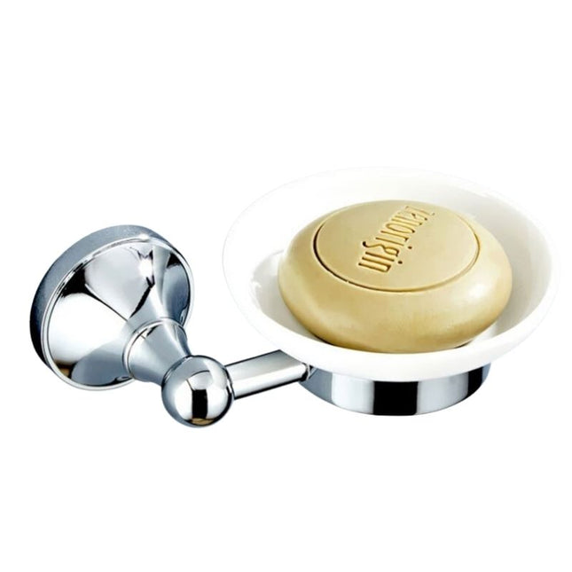 Messinkinen seinäteline keraamisella kupilla