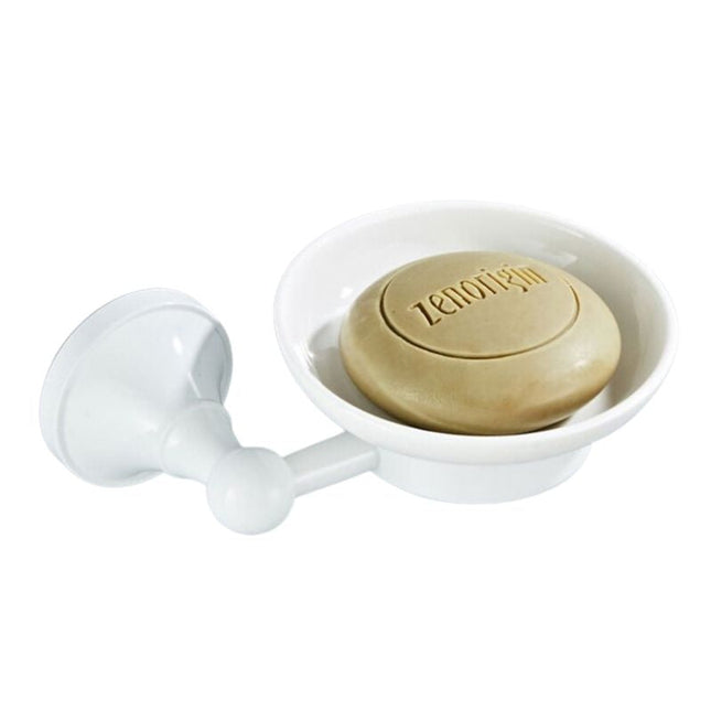 Messinkinen seinäteline keraamisella kupilla