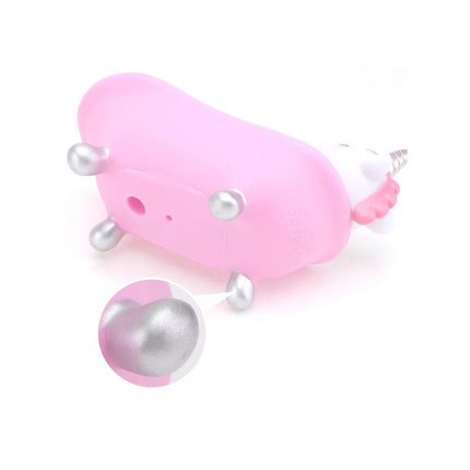 Lasten yksisarvinen saippuateline kylpyammeella