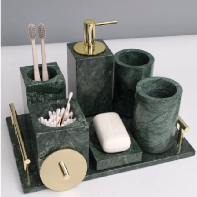 Vihreä saippua-alunen luonnonmarmoria