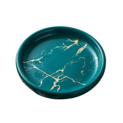 Pyöreä saippua-alunen marmorikuviolla