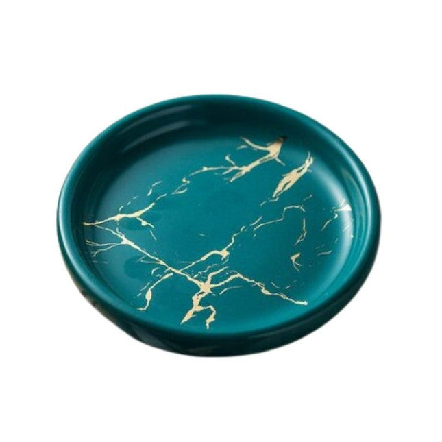 Pyöreä saippua-alunen marmorikuviolla