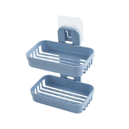 Kaksikerroksinen itseliimautuva saippuateline suihkuun