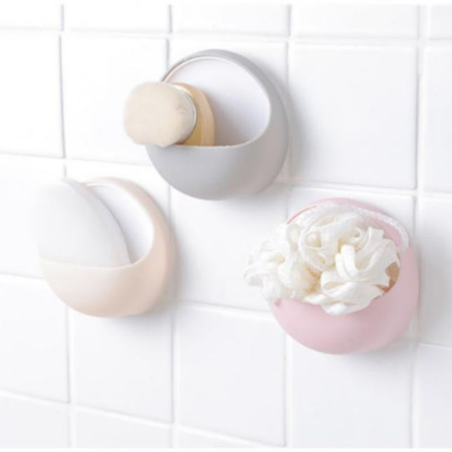 Pieni saippuateline imukuppikiinnityksellä