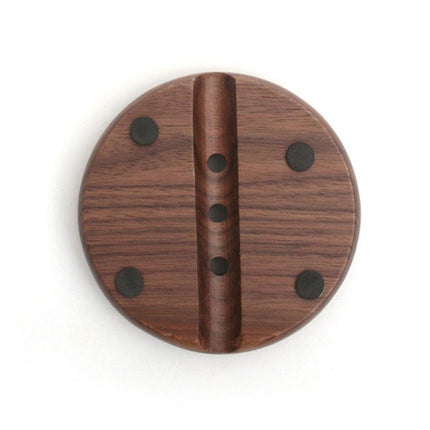 Pyöreä puinen saippua-alunen