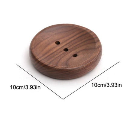 Pyöreä puinen saippua-alunen