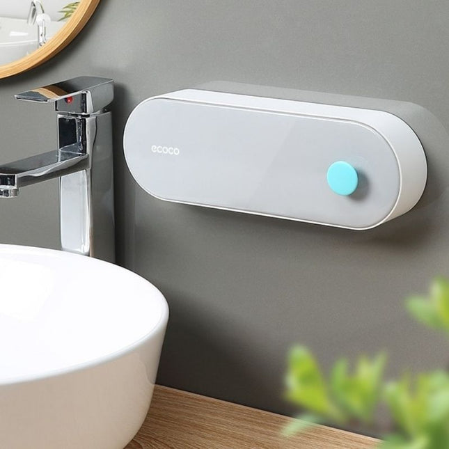 Seinään kiinnitettävä palasaippua-annostelija