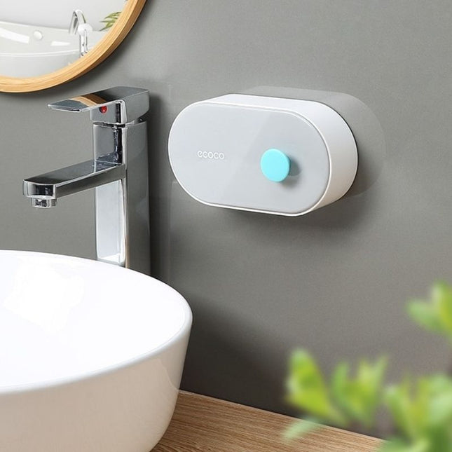 Seinään kiinnitettävä palasaippua-annostelija