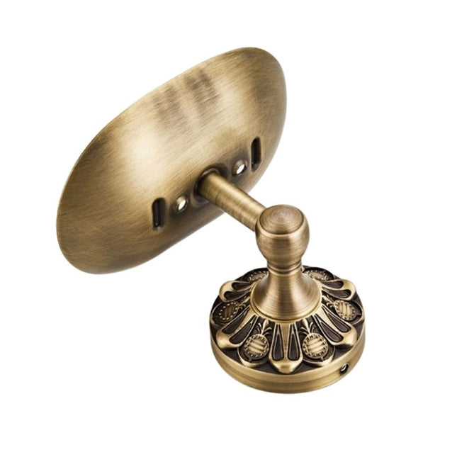 Vintage messinkinen saippuateline seinään