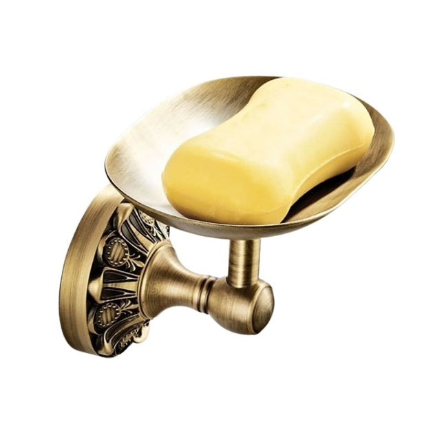 Vintage messinkinen saippuateline seinään