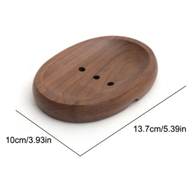 Soikea puinen saippua-alunen