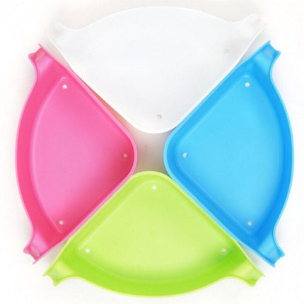 Muovinen kulmahylly suihkuun imukupilla