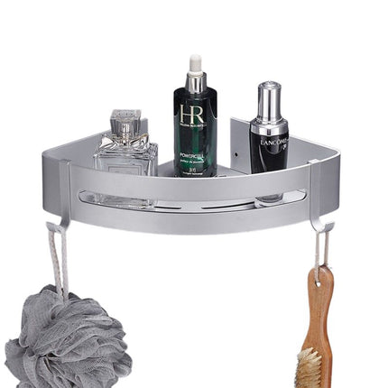 Alumiininen kulmasuihkuhylly kylpyhuoneeseen