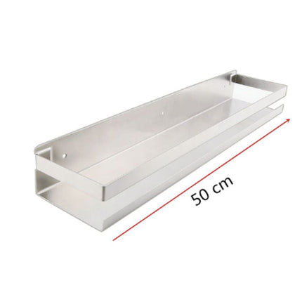 Design-suihkuhylly ruostumatonta terästä