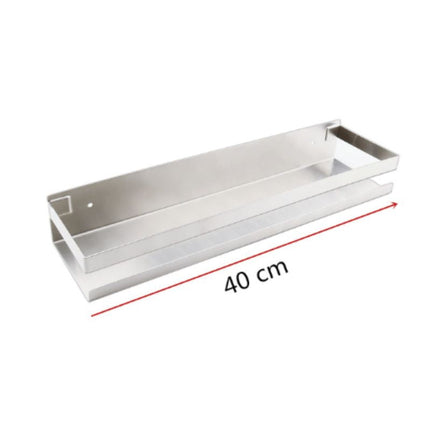 Design-suihkuhylly ruostumatonta terästä