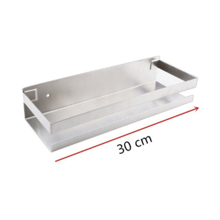 Design-suihkuhylly ruostumatonta terästä